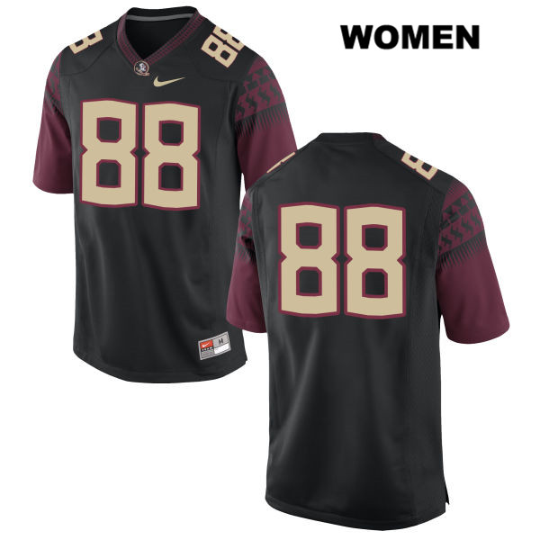 Women's NCAA Nike Florida State Seminoles #88 Tre'Shaun Harrison College No Name Black Stitched Authentic Football Jersey GXK3569WU